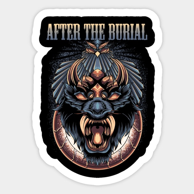 AFTER THE BURIAL BAND Sticker by MrtimDraws